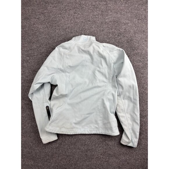 Outdoor Research Softshell Jacket Womens Small Light Blue Fleece Lined Full Zip - Picture 9 of 10